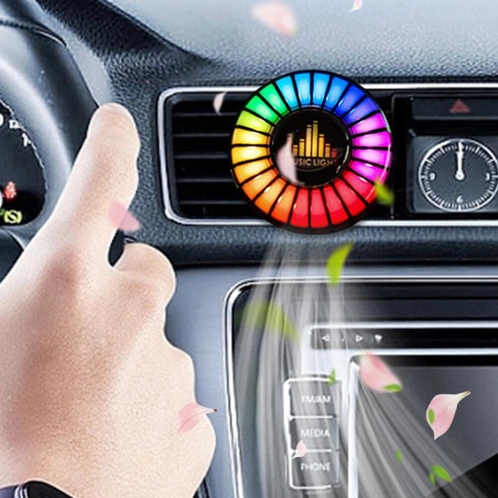 Rgb Sound Control Car Atmosphere With App Aromatherapy Air Freshener Vent Clip Â Ancient Dragon Light 9113335675070