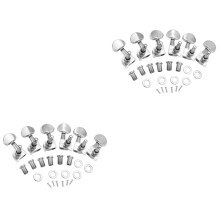 Guitar Locking Tuners Set for Acoustic Electric and Bass Guitars, Durable Metal Upgrade Kit