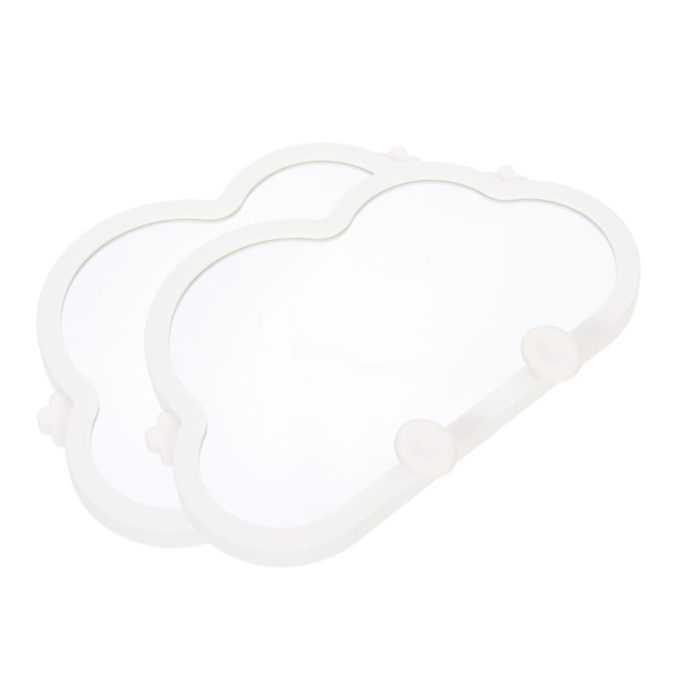 Small Cloud Shaped Tabletop Makeup Mirror, Adjustable Vanity Mirror for Bathroom and Bedroom