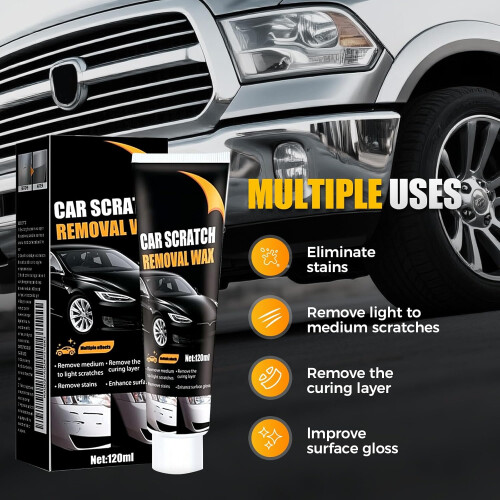 Car Scratch Remover and Paint  Kit, Deep Scratch  Paste with Polishing Wax, Gloss Restore 1