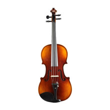 4/4 Full Size Beginner Violin Set with Case and Bow, Warm Tone, Durable Ebony Fingerboard