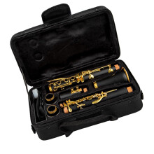 Beginner Bb Clarinet 17 Keys ABS Resin Student Model with Clear Rich Sound and Durable Finish