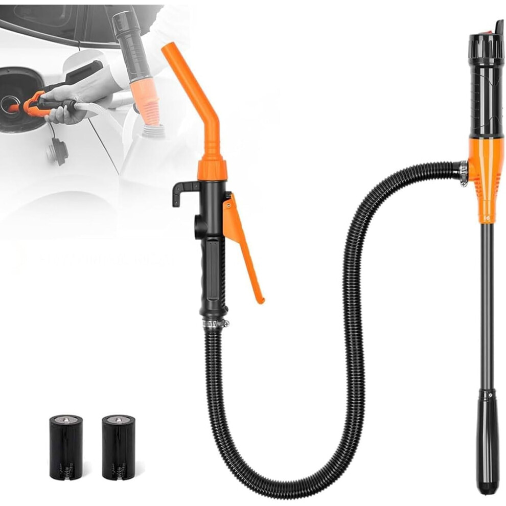 Battery Operated Fuel Transfer Pump With Hose And Nozzle, Fast Liquid Transfer For Gas Diesel Water 9070919889165