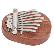 Kalimba Thumb Piano 8 Tone C Key Mini Kalimba Natural Mahogany Body for Kids and Beginners Gift