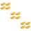 12 Pcs Rubber Violin Practice Mute Set for Quiet Playing, Noise Reduction, Easy Attachment 1