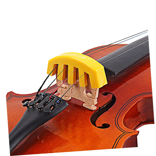 12 Pcs Rubber Violin Practice Mute Set for Quiet Playing, Noise Reduction, Easy Attachment 1
