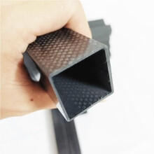 3K Full Carbon Fiber Square Tube 250mm Glossy Finish Strength for Sports Equipment 2PC 22x22x20MM