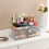 Acrylic Storage Drawers with Stackable Clear Design for Makeup and Bathroom Vanity Organizer 4