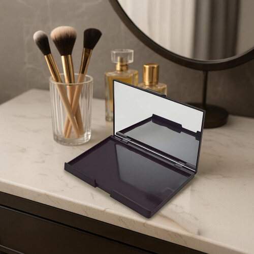 Empty Eyeshadow Palette with Mirror, Custom Refillable Makeup Organizer Case for Travel and Professional Use 2