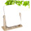 Wooden Frame Makeup Mirror with Rotatable Vanity Design for Clear Tabletop Reflection 3