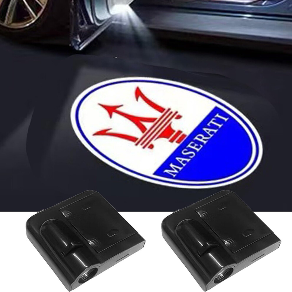 2Pcs Car Door Led Projector S Wireless Hd Projection No Drilling Courtesy Welcome S Light 9053599056751