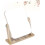 Wooden Frame Makeup Mirror with Rotatable Vanity Design for Clear Tabletop Reflection 5