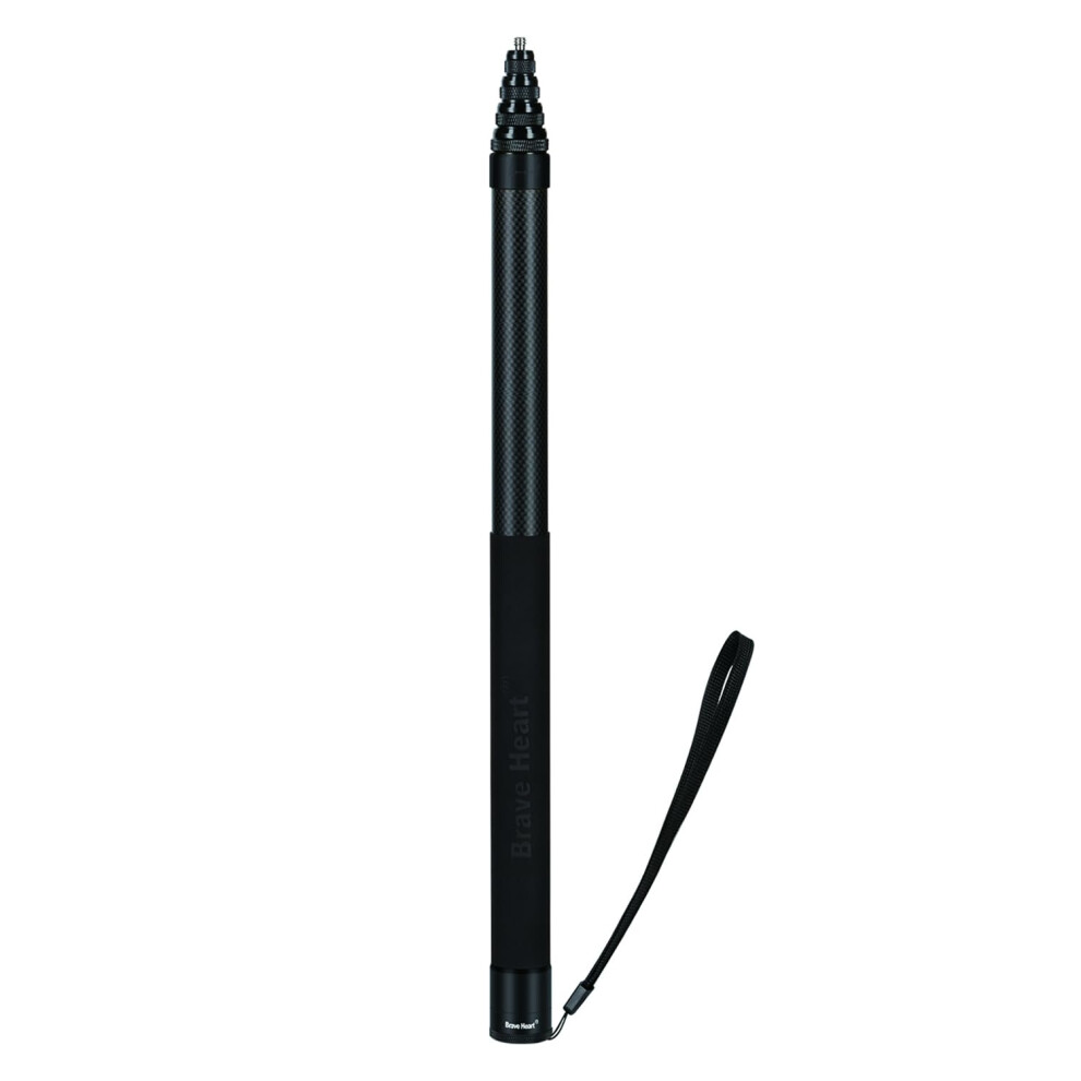 Invisible Selfie Stick 3M Ultralight Carbon Fiber Extension Pole For Insta360 Action Cameras 9070919889967