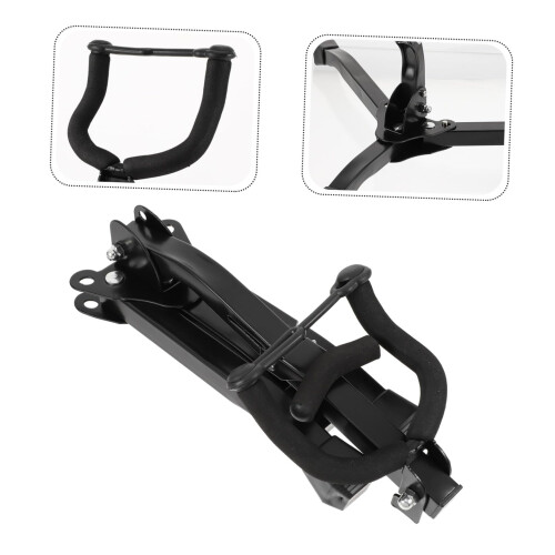 Saxophone Stand with Stable Triangular Design, Foldable Metal Tripod Holder for Tenor Saxophone 2