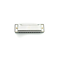 10 Hole Blues Harmonica Key of C for Beginners Adults Students, Multiple Color Options