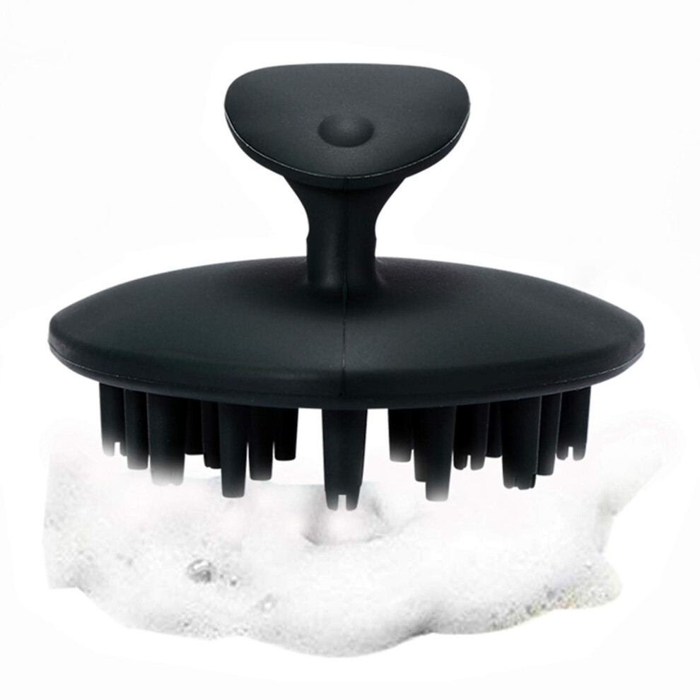 Scalp Massager Shampoo Brush with Soft Silicone Bristles for Deep Cleansing and Relaxing Wet Dry Hair