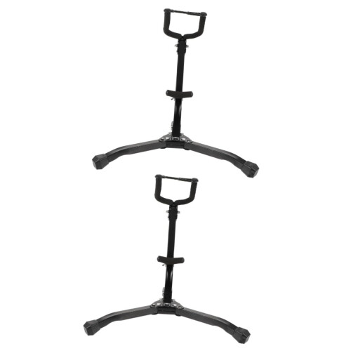 Alto Saxophone Stand Foldable Metal Tripod Holder with ScratchResistant Padding, 2 Pack