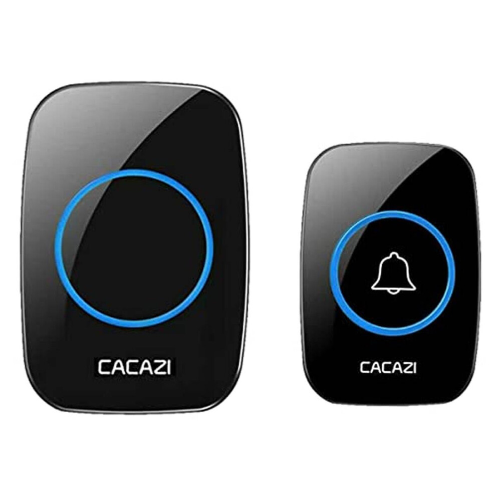 Wireless Doorbell 1000Ft Long Range Waterproof With 58 Chimes Adjustable Volume And Led Indicator 9455672722315