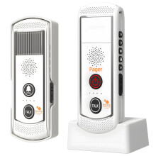 Wireless Intercom Doorbell with Solar Power, 1 Mile Range, MultiChannel, Stable Signal for Home