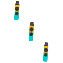 Totority 3 Sets Metal Kazoo for Beginners Tunable DualHole Musical Instrument with Spare Parts