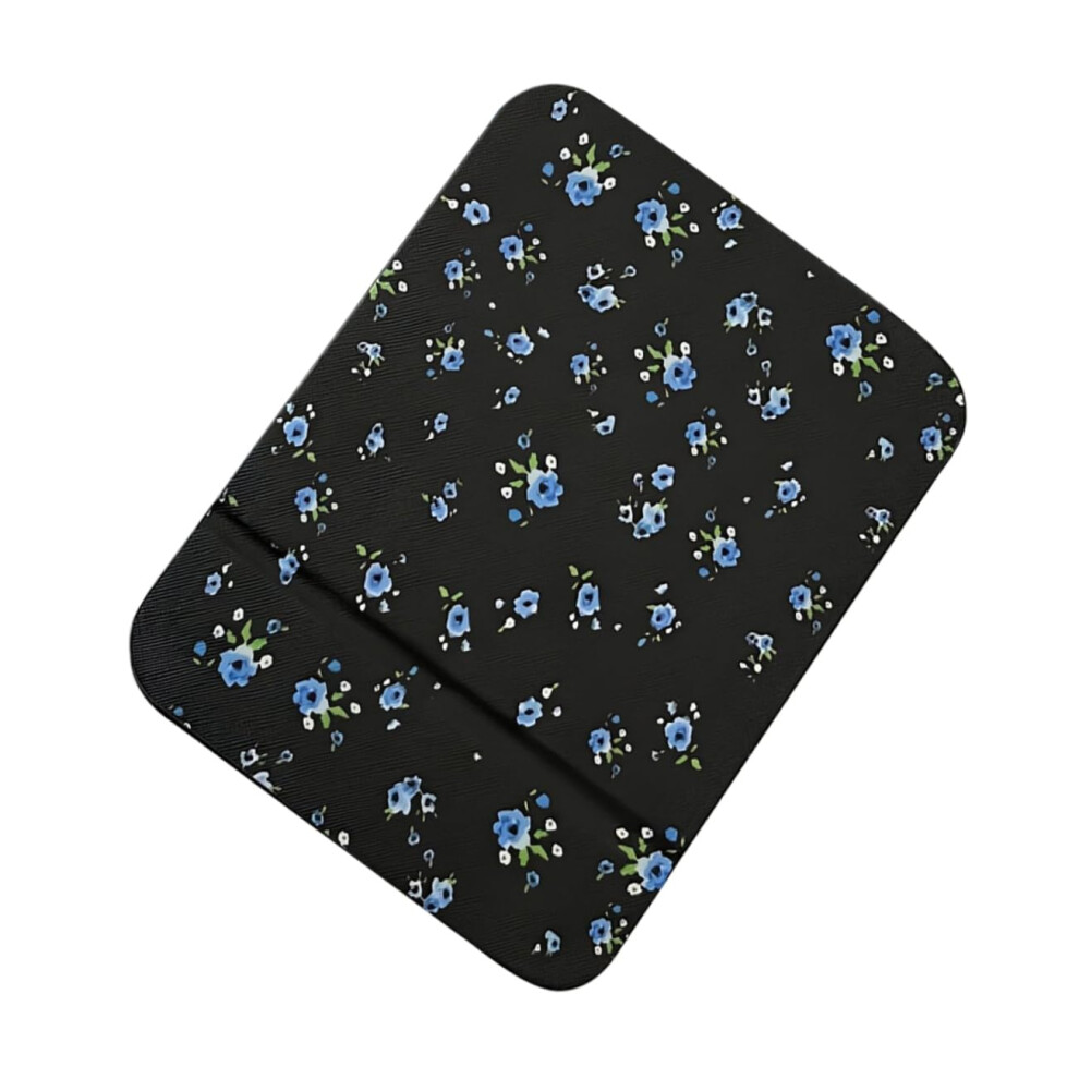 Portable Makeup Mirror Foldable Compact Lightweight with Stylish Floral Print for Travel and Students