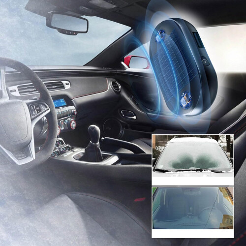 Car Windshield Snow Removal Device with Electromagnetic Defroster, Universal AntiFreeze Tool (2pc) 1
