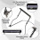 Harmonica Neck Holder 10 Hole Adjustable with Felt Pads for Hands Guitar Performance Black 2