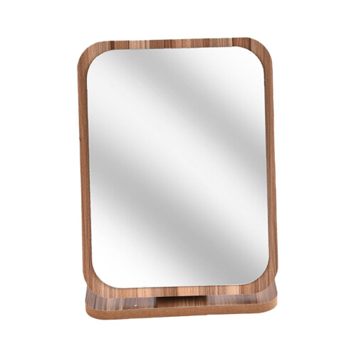 Vanity Mirror with 360 Rotatable Design, Elegant Folding Tabletop Makeup Mirror for Bedroom