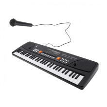 61 Key Electronic Keyboard Piano with Microphone, 16 Tones, Built‑in Speakers, Recording & Sharing Mode for Beginners