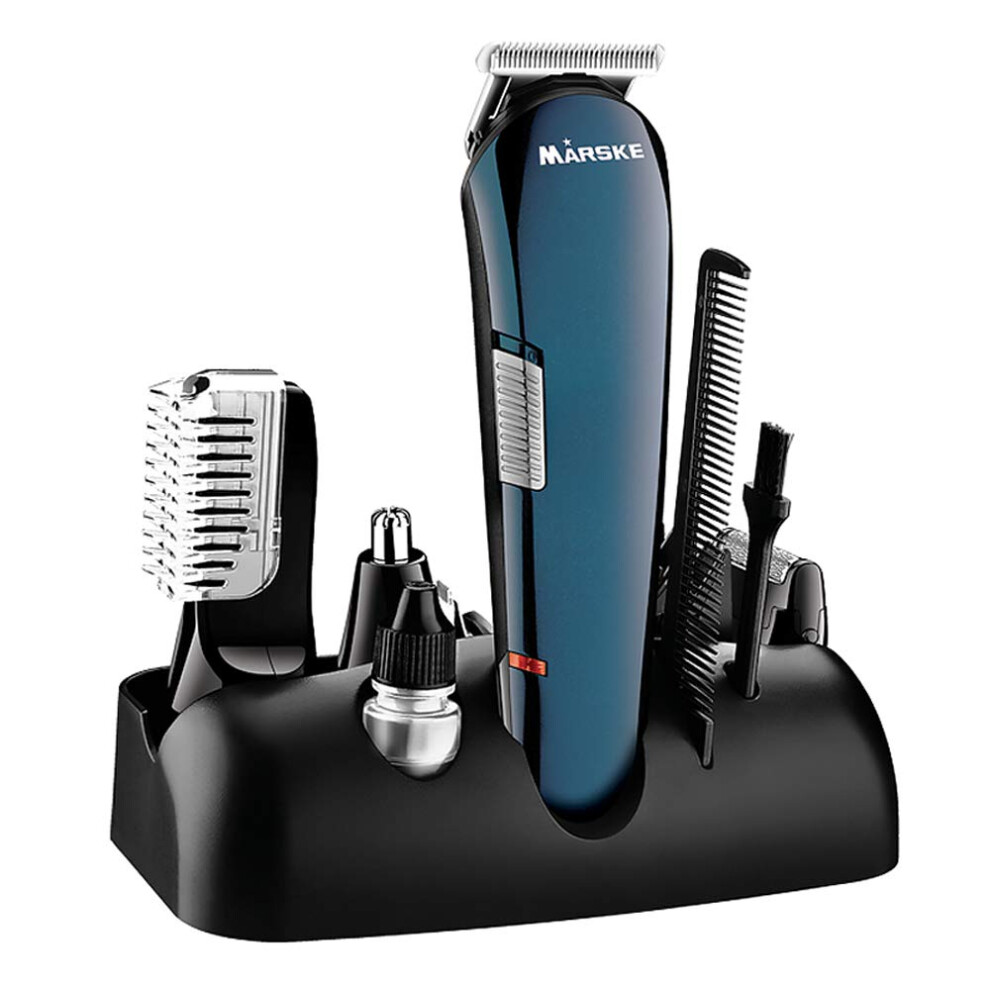 Hair Clipper and Beard Trimmer Cordless Kit for Men, Fast Charging USB Rechargeable Grooming Set