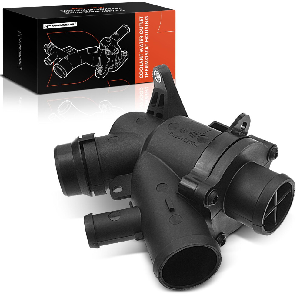 Engine Coolant Thermostat Housing Assembly With Gasket For Land Rover Range Rover Sport Lr4 Jaguar Xf Xj Xk 9113335678460