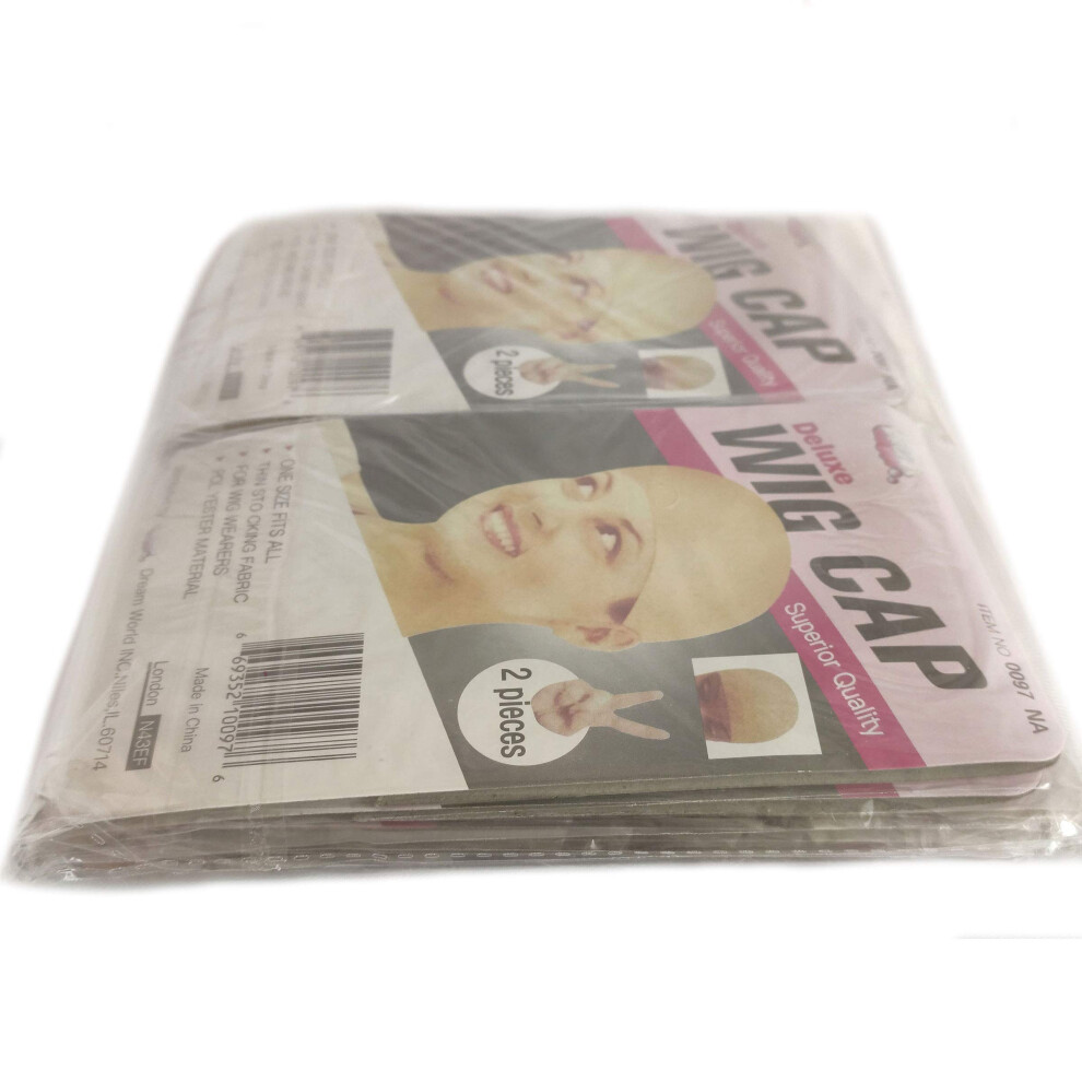 Unisex Brown Nylon Wig Caps 24Pcs For Women, Stretch Fit Stocking Caps For Secure Hair Containment