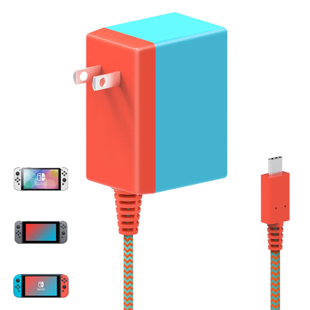Charger 39W Ac Adapter Fast Charging Usbc Power Cord For Nintendo Switch Lite Oled Dock 9113335678699