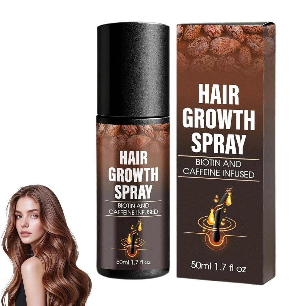 Hair Growth Spray with Biotin Serum Boosts Growth Strengthens Follicles for Thicker Longer Hair 50g