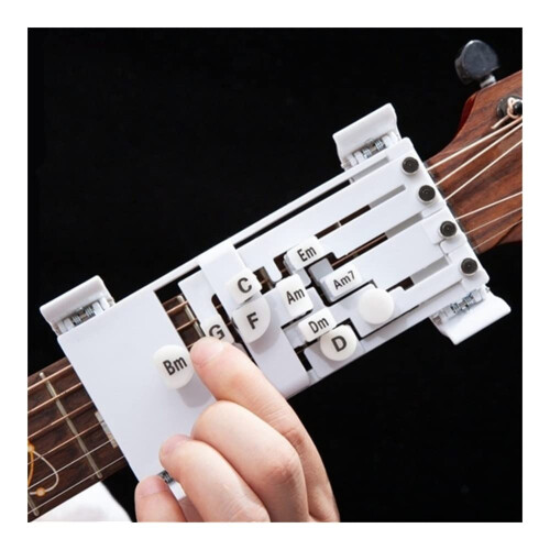 Guitar Chord Trainer with OneKey Chord Control, BeginnerFriendly Learning Aid for Folk Guitar