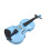 Handcrafted 4/4 Solid Wood Violin Set Light Blue with Case and Bow, Professional Beginner Instrument 2