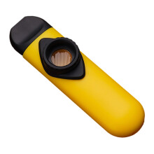 Yellow Plastic Kazoo for Kids with Lanyard, Easy Play Design, Durable Longlasting Build