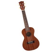 23 Inch Sapele Wood Ukulele Matte Finish for Beginners with Warm Clear Tone and Longer Sustain