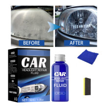 Headlight Restoration Kit with Cleaner for Cars, Removes Oxidation, UV Protection, 30ml 1 Set