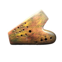 Professional Triple Chamber Alto Ocarina Flute with Extended Range and Ergonomic Fingering Layout
