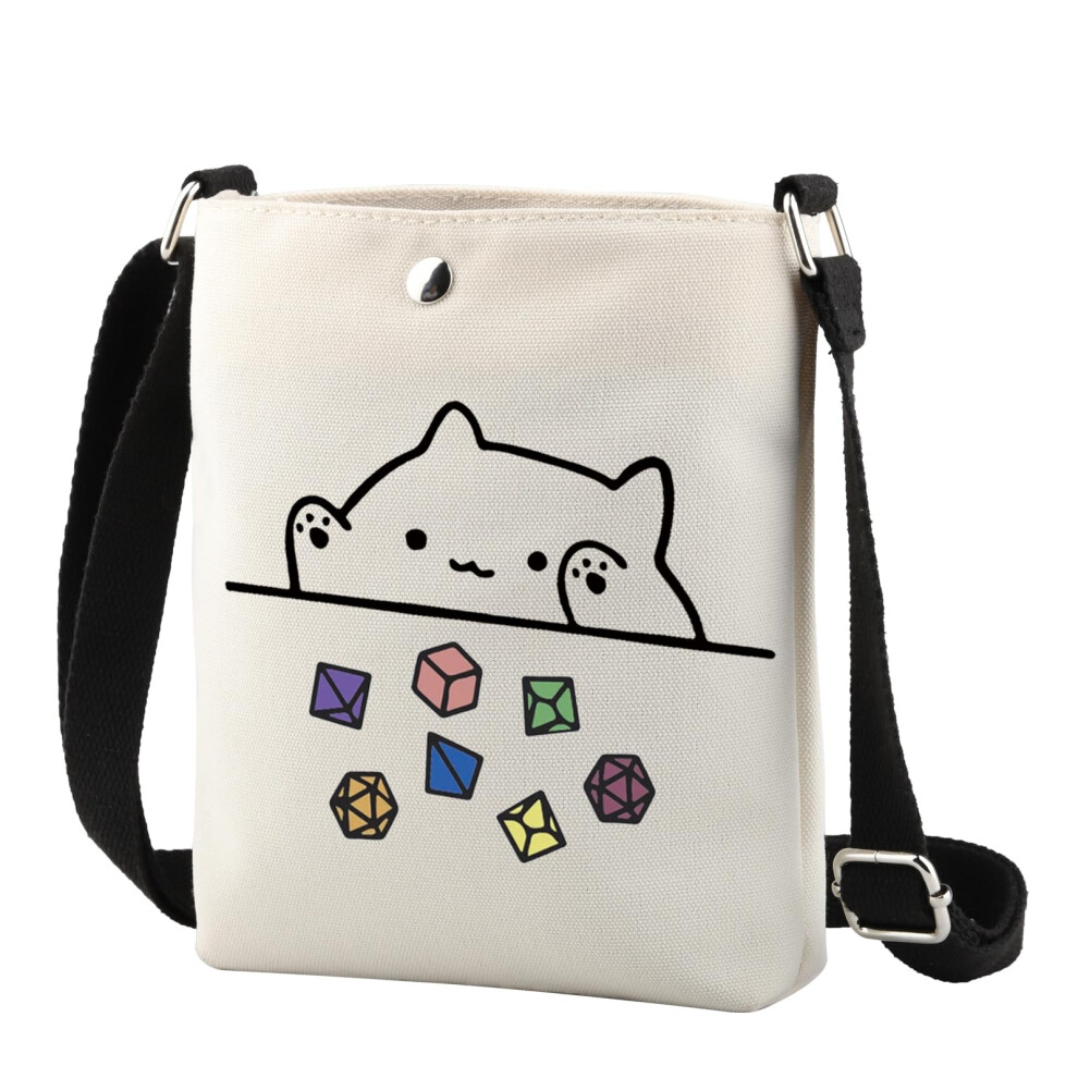 Makeup Bag Canvas Zipper Pouch with Generous Storage Capacity Travel Toiletry Bag for Women