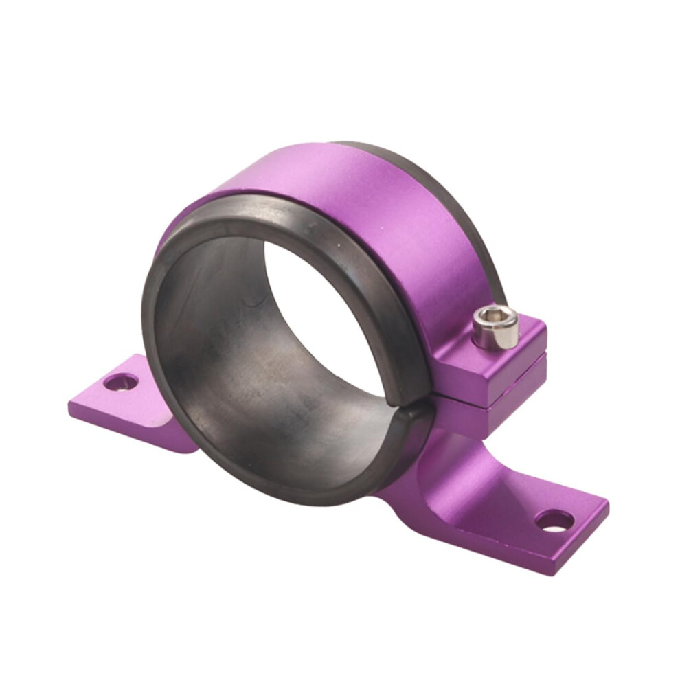 Adjustable Fuel Pump Bracket With Rubber Padding And Aluminum Oil Pump Holder For Automotive Use 12.5X5.8x6cm Purple 9113335680845