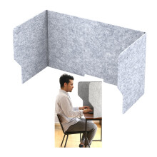 Desktop Privacy Panel, Foldable Acoustic Desk Divider Noise Reduction for Office or Classroom, 24 Inch