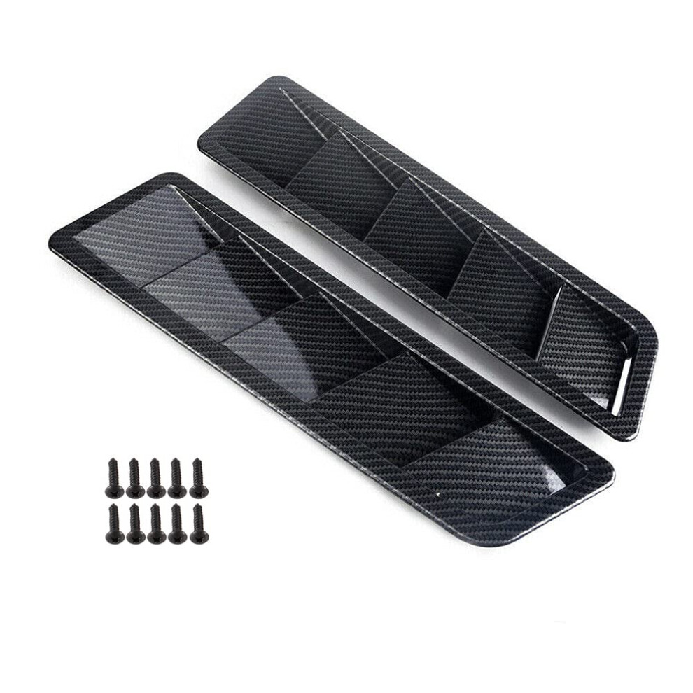 Carbon Fiber Universal Car Hood Scoop Vent Cover For Sporty Exterior And Enhanced Engine Cooling 9455672725538