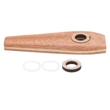 Wooden Kazoo for Guitar and Ukulele with Ergonomic Body and Rich Tonal Variety