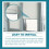 Roller Shade Hem Grip and Window Blind Pull Handle, Clear Durable Plastic, Easy Install, 2 Pack 3