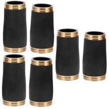 Clarinet Tuning Tube Set for Stable Pitch Adjustment, Lightweight Black Accessory for Students and Professionals