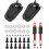 Universal Racing Car Hood Pin Kit with Quick Release Lock, Flush Mount RustResistant Design 5