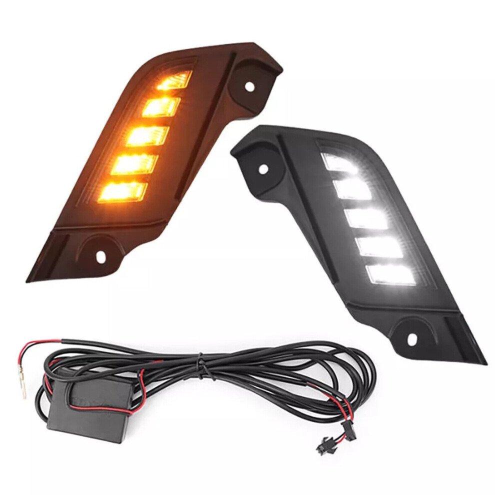 Led Fog Lights For Toyota Tacoma 20112015, Dualcolor, Enhanced Visibility, 12V White/Amber 9455672726238