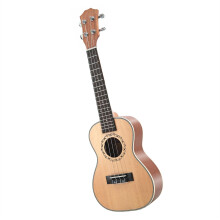 23 Inch Concert Ukulele with EQ Spruce Rosewood Fretboard Bright Sound Handpolished Finish